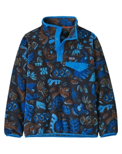 Легкий флисовый свитер на молнии Synchilla - детский, синий Patagonia