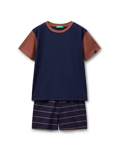 Пижама SET, синий United colors of benetton