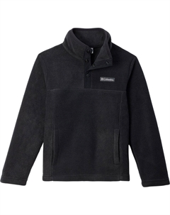Стеганый пуловер с 1/4 молнией Steens Mtn II для детей, черный Columbia