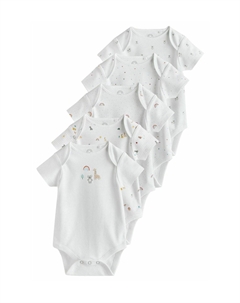 Боди 5 PACK, белый Next