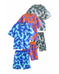 Пижама 3 PACK SET REGULAR FIT, синий Next