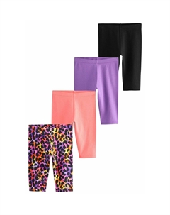 Леггинсы 4 PACK CROPPED, цвет Animal Purple Coral Next