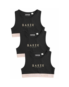 Бюстье REGULAR FIT 3 PACK, черный Baker by ted baker