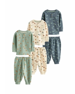 Пижама 3 PACK SET, синий Next