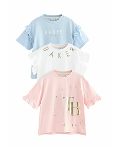 Футболка с принтом REGULAR FIT, синий Baker by ted baker