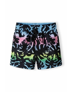 Пляжные шорты PRINT BOARD, черный Minoti