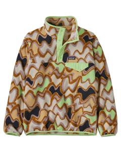 Легкий флисовый свитер на молнии Synchilla - детский, цвет small currents: natural Patagonia