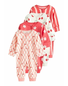 Комбинезон 4 PACK, красный Next