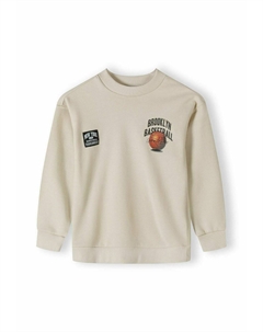 Толстовка GRAPHIC CREW NECK, слоновая кость Minoti