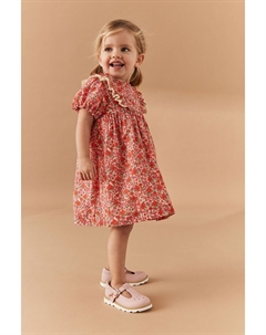 Платье с кружевной отделкой (от 3 месяцев до 7 лет), красный Next