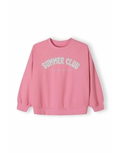 Толстовка PRINTED CREW NECK LONG SLEEVE, фуксия Minoti