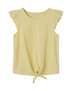 Футболка с принтом OBERTEIL SCHLEIFEN-DETAIL, белый Name it