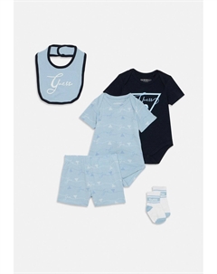 Футболка с принтом 5 PACK SET, светло-голубой Guess