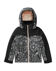 Свободная стеганая куртка - для девочек, черный Roxy