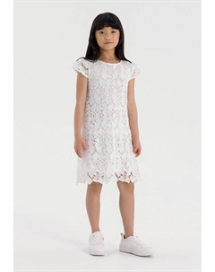 Элегантное платье SHORT SLEEVE LACE, белый Minoti