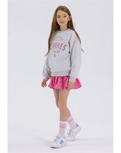 Толстовка PRINTED CREW NECK LONG SLEEVE, пятнистый серый Minoti