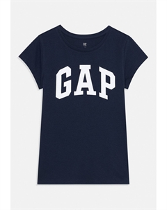 Футболка с принтом VALUE LOGO TEE GIRLS, темно-синий Gap