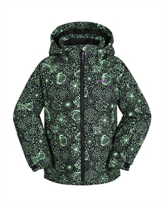 Принтованная куртка - для девочек - 2025, цвет cabbage Kamik