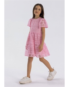 Элегантное платье FLARE SLEEVE WITH CIRCLE, фуксия Minoti