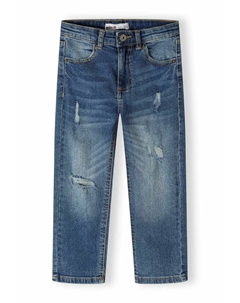 Джинсы LONG LEG WITH RIPS, темно-синий Minoti