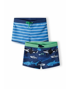 Пляжные шорты 2 PACK, темно-синий Minoti