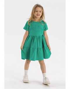 Платье из джерси SHORT SLEEVE TIERED, зеленый Minoti