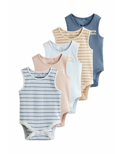 Боди 5 PACK, синий Next