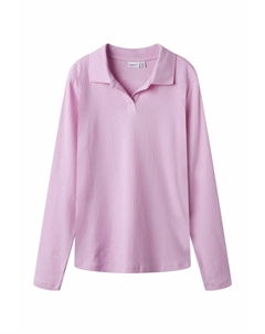 Футболка с длинным рукавом Polo, фуксия Name it