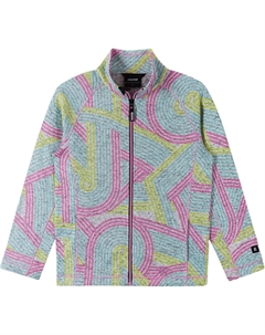 Никсини флисовая толстовка на молнии - для девочек, лиловый Reima