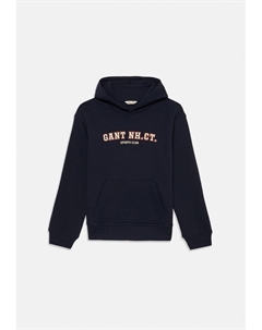 Толстовка с капюшоном GRAPHIC HOODIE UNISEX, темно-синий Gant