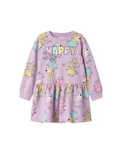 Повседневное платье NMFFIRA PEPPA, цвет Orchid Bloom Name it