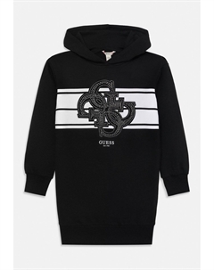 Вязаное платье JUNIOR HOODED ACTIVE DRESS, черный Guess