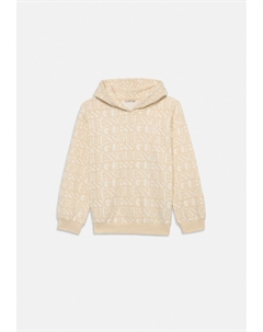 Толстовка JUNIOR OVERSIZE HOODED ACTIVE con cappuccio, бежевый Guess