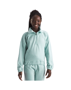 Флисовая кофта с молнией на 1/4 — для девочек, цвет muted pine The north face