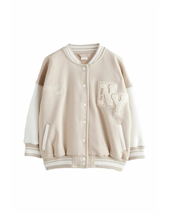 Куртка-бомбер VARSITY EMBROIDERED, бежевый Next