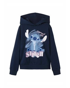 Толстовка STITCH con cappuccio, темно-синий Name it