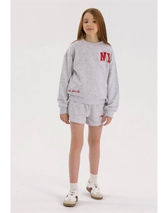 Толстовка CREW NECK AND SHORT SET, пятнистый серый Minoti