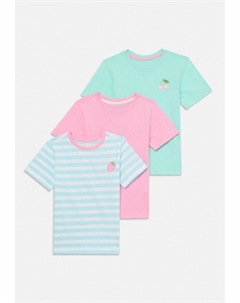 Футболка с принтом GIRL TEE 3 PACK, синий Friboo