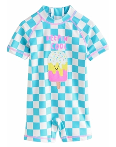 Купальный костюм ZIP BACK, синий Next