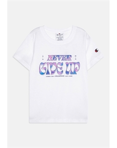 Футболка с принтом WITH GRAPHICS, белый Champion