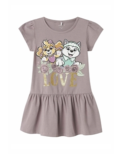 Платье из джерси PAW PATROL, сиреневый/меланж Name it