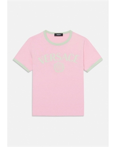 Футболка с принтом MEDUSA LOGO UNISEX, цвет Pastel Pink/Pastel Mint Versace