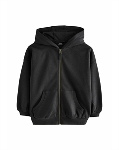 Толстовка на молнии THROUGH, черный Next