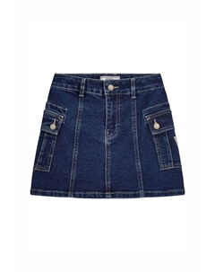 Юбка А-силуэта, синий Guess