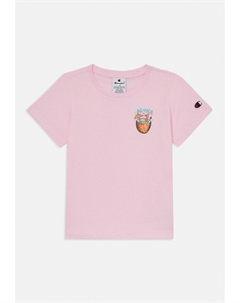 Футболка с принтом SUMMER CREW NECK, светло-розовый Champion