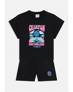 Футболка с принтом GRAPHIC OVERSIZE SET, черный Champion