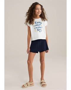 Юбка с запахом Gonna a campana, темно-синий We fashion