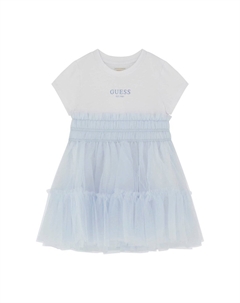 Повседневное платье MITTELLANGES FIT AND FLARE, белый Guess