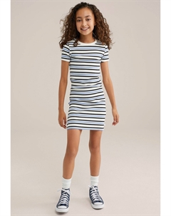 Вязаное платье, светло-голубой We fashion