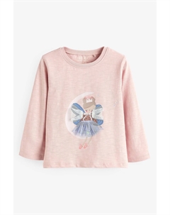 Футболка с длинным рукавом из 100% хлопка (3 мес 7 лет), розовый Next